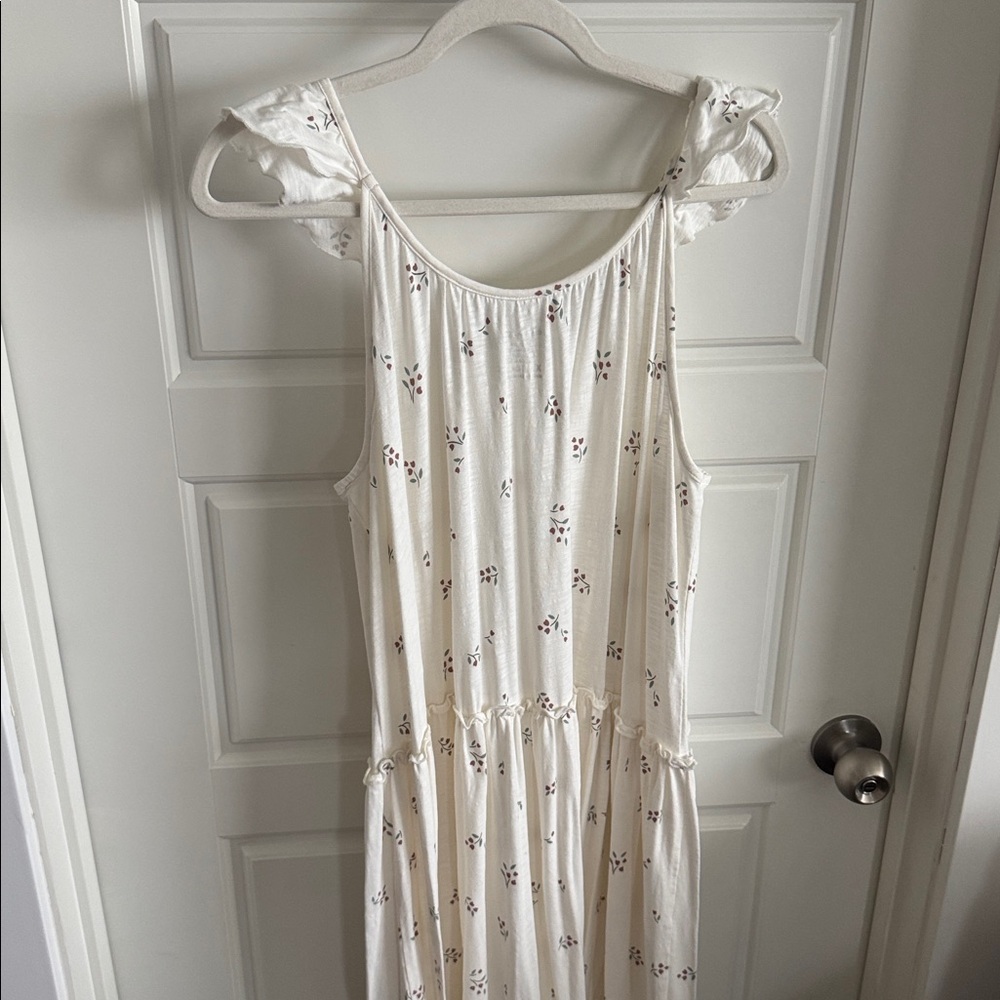 Easy Peasy Cream Floral Maxi Dress - Picture 8 of 8